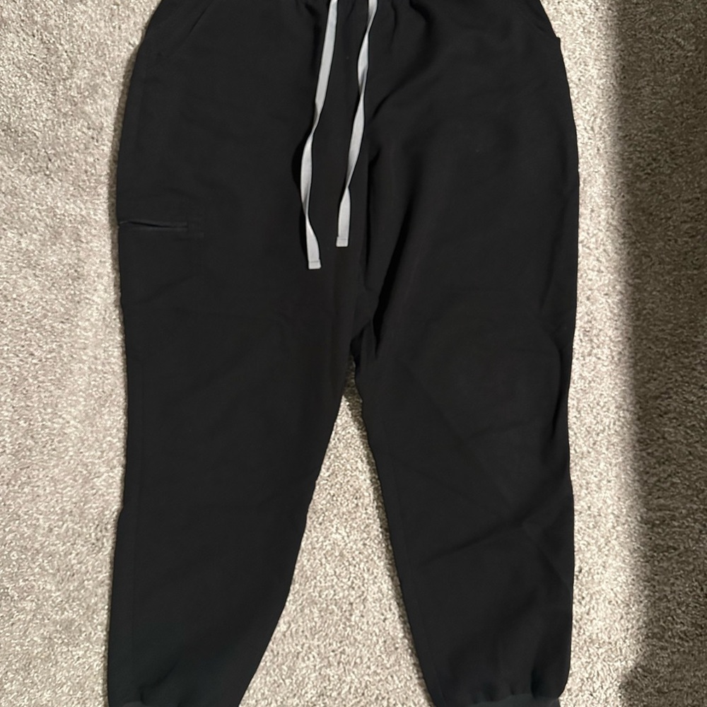 Figs Black Technical Collection Pants
